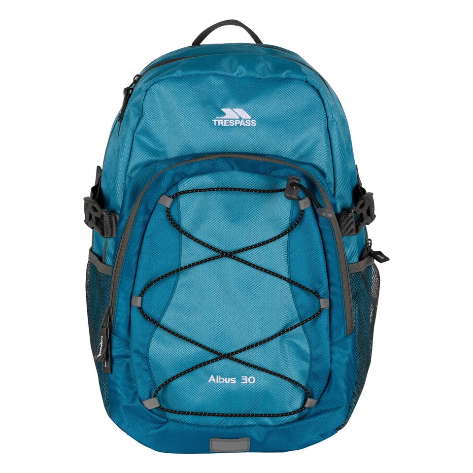 image 1 of Trespass Albus 30 Litre Casual Rucksack/Backpack | Blue | Storm Blue/Bondi Blue | One Size | 1