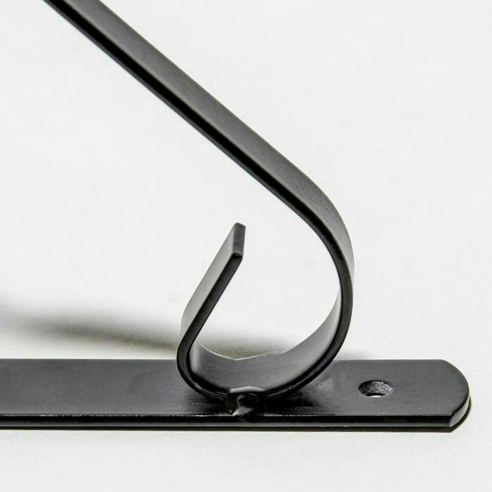 image 1 of Primrose Simple Hanging Basket Bracket Hook Wall Hanging Brackets 28cm