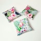 image 7 of Homescapes Botanical Flower Outdoor Cushion 45 x 45 cm - Set of 2 | Multi | 45 x 45 cm | 2
