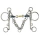 image 1 of Shires Sweet Iron Lozenge Horse Pelham Bit - Blue - 5.5in