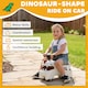 image 3 of AIYAPLAY Kids Ride On Car, Dinosaur Shape Toddler Walker | Cream