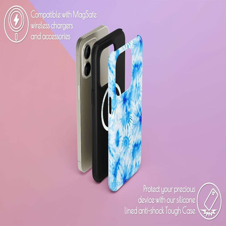 image 1 of Tie Dye Blue Blue | iPhone 14 Pro
Tough | iPhone 14 Pro
Tough