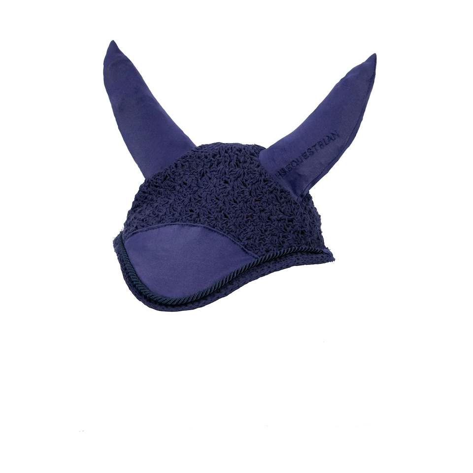 Hy Deluxe Horse Fly Veil - Navy - Pony/Cob