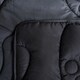image 4 of OHS Quilted Embossed Patterned Soft Plump Coverless 7.5 Tog Washable Duvet Cover and Pillowcase Bedding Set Black | Gaming | Single