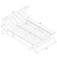 image 5 of Dakota Upholstered Bed PU Black, Double