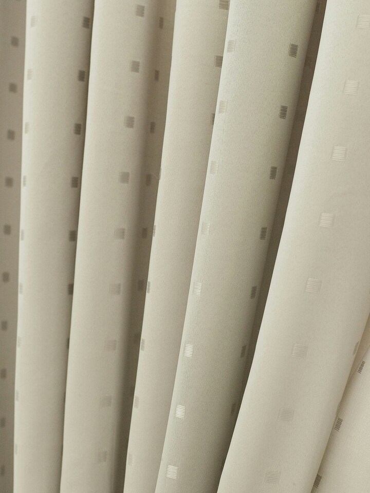 image 1 of Adison Lined Pencil Pleat Taped Curtains - 229cm x 274cm - Cream