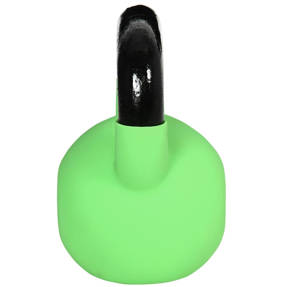 image 1 of HOMCOM Soft Kettlebell, Kettle Bell with Non-Slip Handle for Home Gym Weight Lifting and Strength Training Green | 12