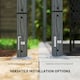 image 5 of Outsunny 3 x 3(m) Aluminium Garden Pergola with Retractable Roof, Grey