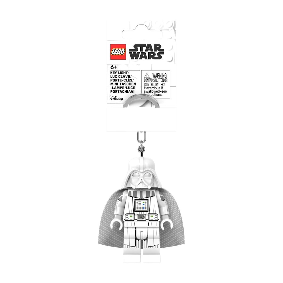 image 1 of LEGO Star Wars Jedi Vader Minifigure Keychain Light
