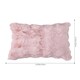 image 6 of Living and Home Plush Throw Pillow Cover Pillowcase,Pink-50x30cm | Pink
