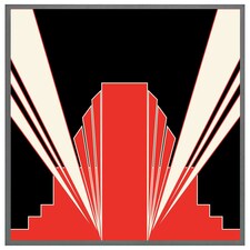 Art deco building (Picutre Frame) Grey | M