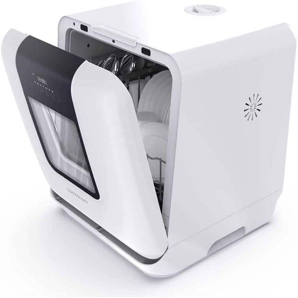 image 1 of Cookology 3 Place Setting Table Top Dishwasher in Compact Mini Size - MCDW3BK White