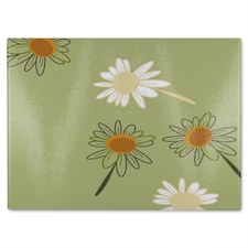 Patterns And Shapes In The Style Of Scrapbooking Glass Chopping Board | Multi
