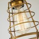image 4 of Quoizel Mixon Semi Flush Ceiling Light Weathered Brass