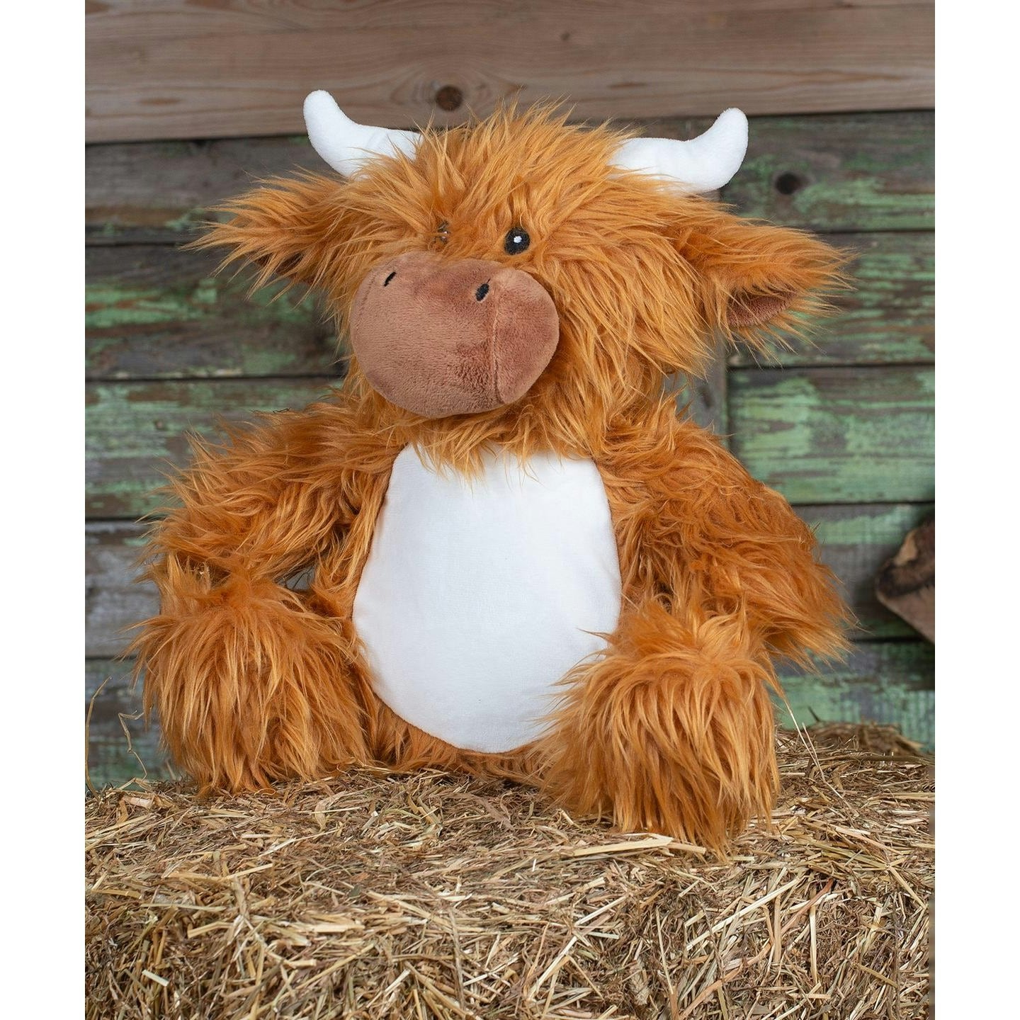 Mumbles Printme Bunny Teddy Bear - Light Brown/White - One Size