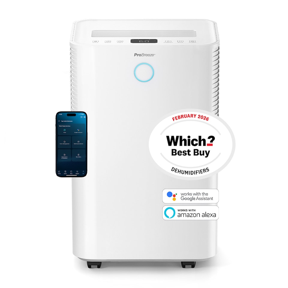image 1 of Pro Breeze OmniDry 20L Dehumidifier with Smart App Control