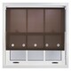image 3 of FURNISHED Roller Blinds Daylight Round Eyelet Light Filtering Easy Fit Trimmable Window Blind | Brown | Mocha | (W) 230cm x (L) 165cm