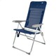 image 2 of Beach Chair Aktive Slim Foldable Navy Blue 47 x 107 x 66 cm (4 Units) N/A