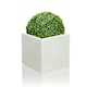 image 2 of Primrose White Stone Effect Jumbo Poly-Terrazzo Cube Planter 52cm