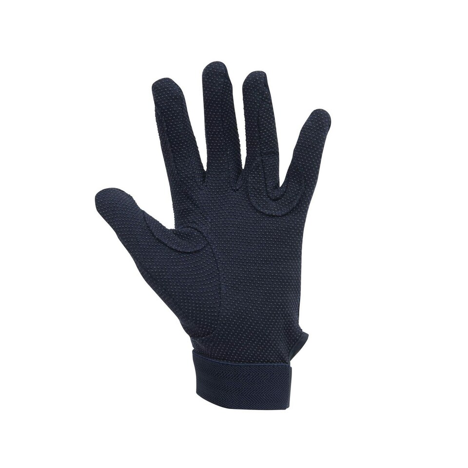 image 1 of Dublin Adults Track Riding Gloves - Navy - Small | Blue | S