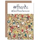 image 1 of Hashtag End Term Graduation Thank You Card
