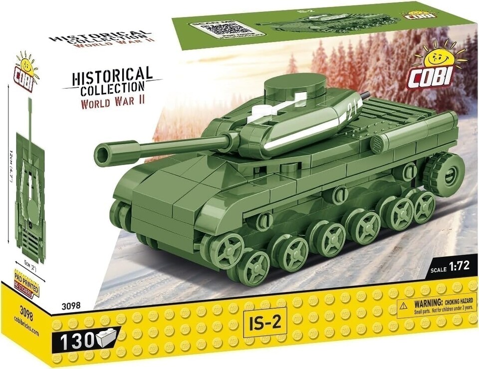 image 1 of Cobi 3098 - World War II - IS-2 Heavy Tank 130 pcs