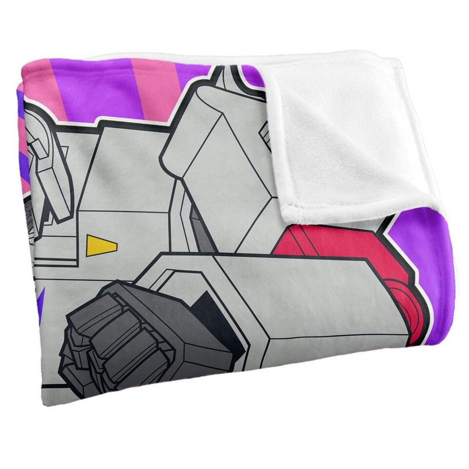 image 1 of Transformers Megatron Blanket - White - One Size