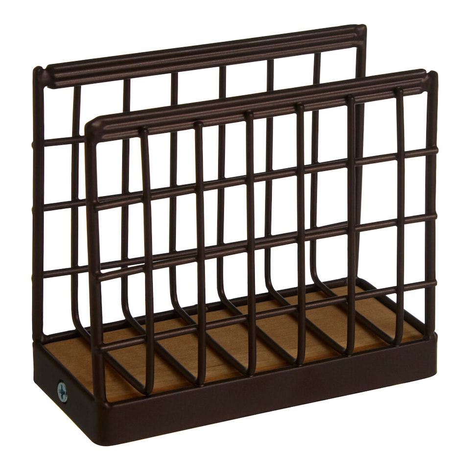 image 1 of Vertex Bronze Powder Coated Napkin Holder