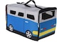 image 5 of Pet Carrier Bag Soft Polyester Kids Bus Themed Small Dog Cat Travel Carry Case | Multi | Blue Camper Bus | 1