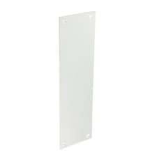 Securit Aluminium Finger Plate - Grey - 30cm