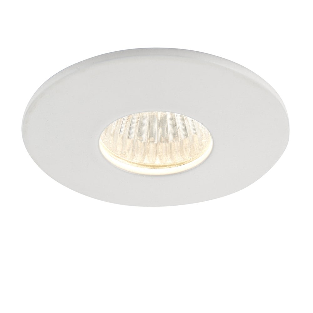 Netlighting Lalo Bathroom Recessed Downlight 3000K IP44 4W Matt White Paint