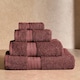 image 4 of OHS 4 x Luxury 100% Cotton 500GSM Bathroom Face Cloth Towel Red | Burgundy | Face cloth
