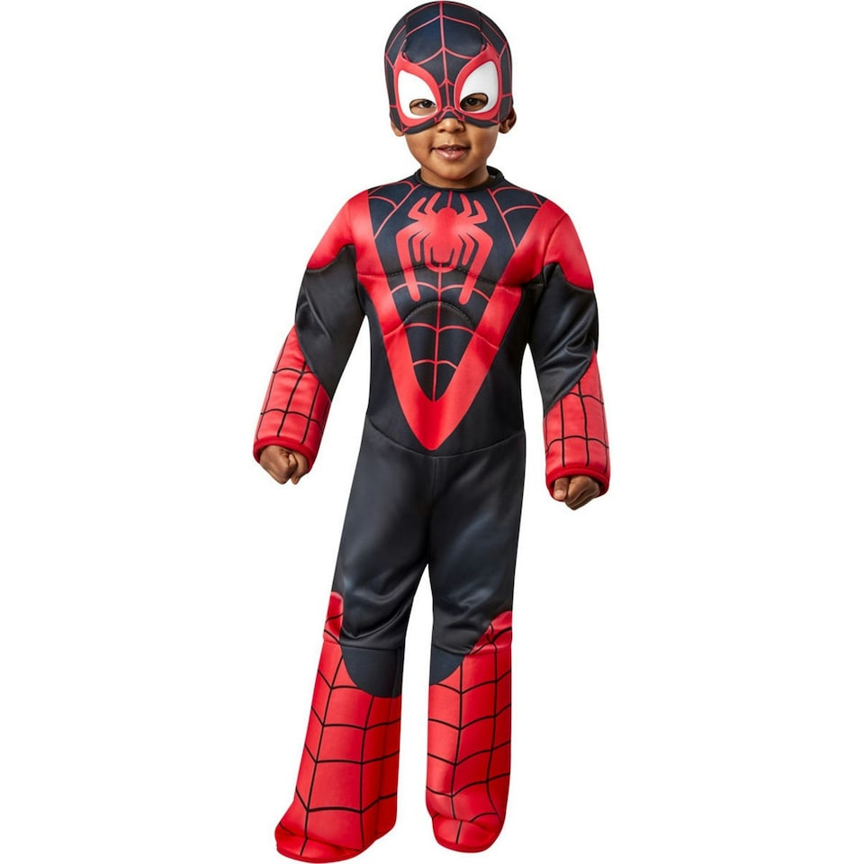 Bristol Novelty Childrens/Kids Spidey Art Costume - Red/Navy - 3-4 Years