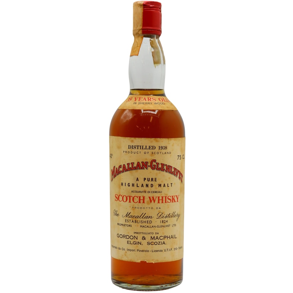 The Macallan Pure Highland Malt Scotch 1938 35 year old Whisky