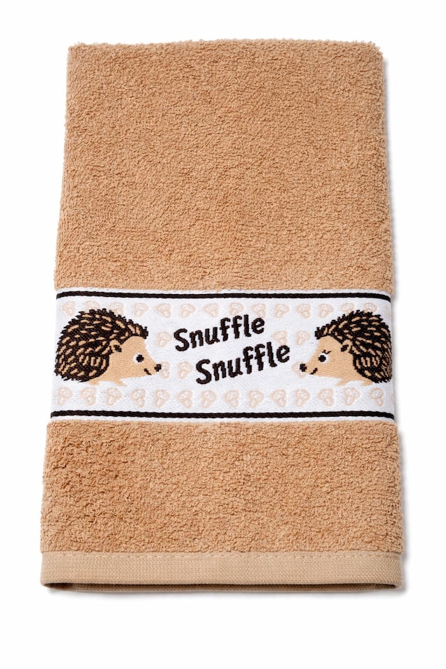 Hedgehog Beige 2 Pack Kitchen Towel | Brown | Beige