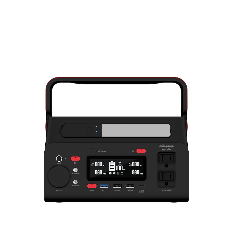 image 1 of Energizer 300Wh Power Station Black