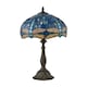 image 2 of Set of 2 Beaumont - Tiffany Dragonfly Coloured Glass 47cm Table Lamps