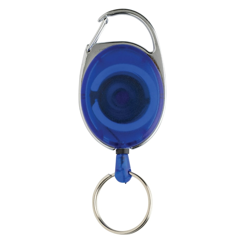 image 1 of XD Collection Recycled ABS Plastic Keyring - Blue - One Size
