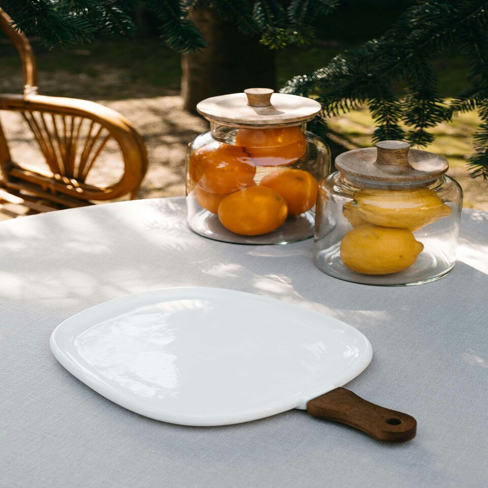 image 1 of Woody Collection Porcelain Serving Board - 38 x 25 cm
