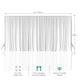 image 2 of Blackout Polyester Photography Backdrop for Studio Photo Shoot - 3x6m