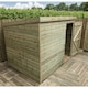 image 5 of 8 x 3 WINDOWLESS Garden Shed Pressure Treated T&G PENT Wooden Garden Shed + Single Door (8' x 3' / 8ft x 3ft) (8x3)