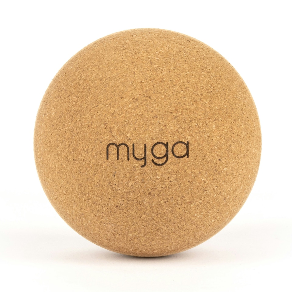 image 1 of Myga Cork Massage Ball 10cm