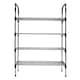 image 3 of Living and Home 4-Tier Stackable Shoe Rack Organizer