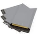 image 2 of 500 x 12x16" (304x406mm) Plain Grey Polythene Waterproof Self Sealing Postal Mailing Bags Grey | One Size