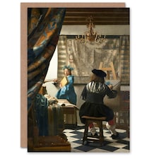 Johannes Vermeer Art Card The Allegory of Painting