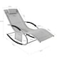 image 2 of SoBuy OGS28-HG,Outdoor Garden Rocking Sun Lounger Recliner