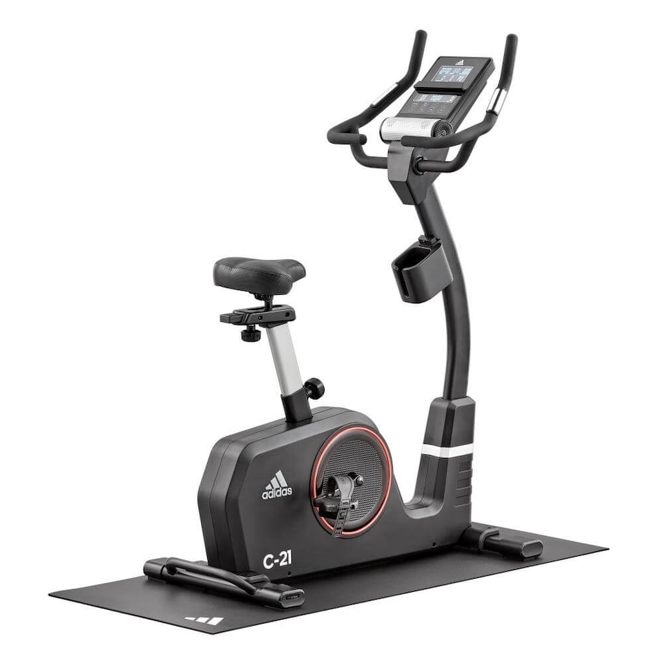image 1 of Adidas Bike and Cross Trainer Floor Mat, NBR, 155 x 65 x 0.5 cm. | Multi | L