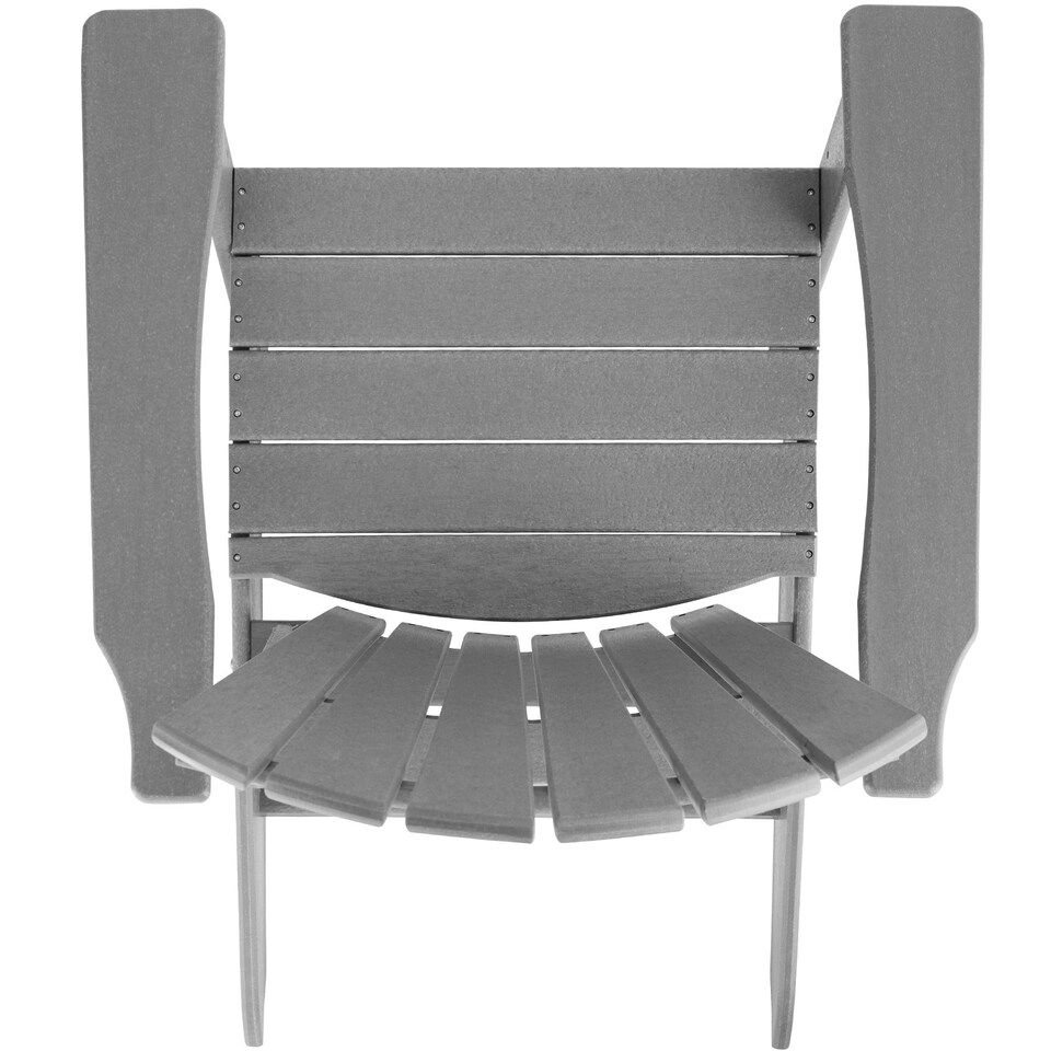 image 1 of Garden Chair - Adirondack design, high backrest, wide armrests Grey | Light Grey
