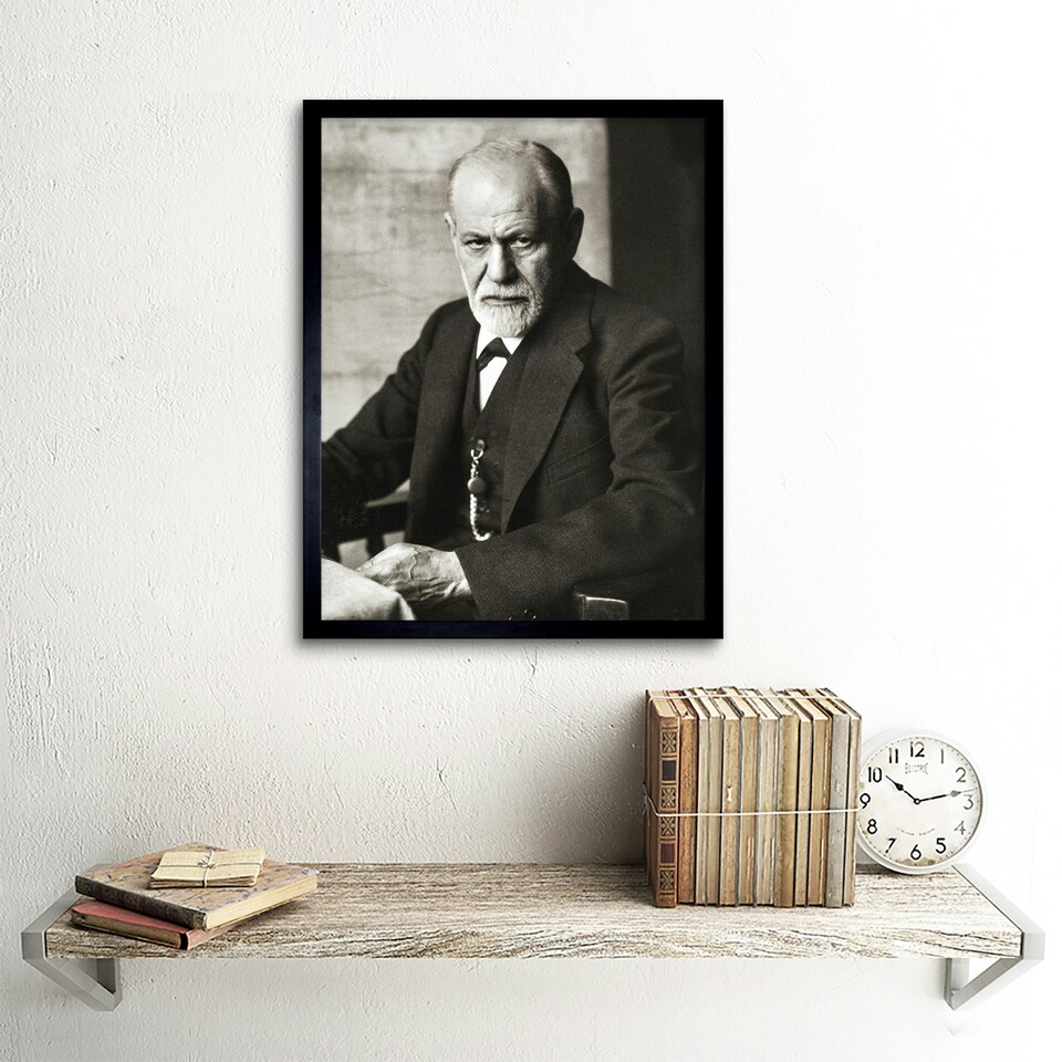 image 1 of Psychoanalyst Neurologist Sigmund Freud Photo 12x16" Framed Wall Art Print