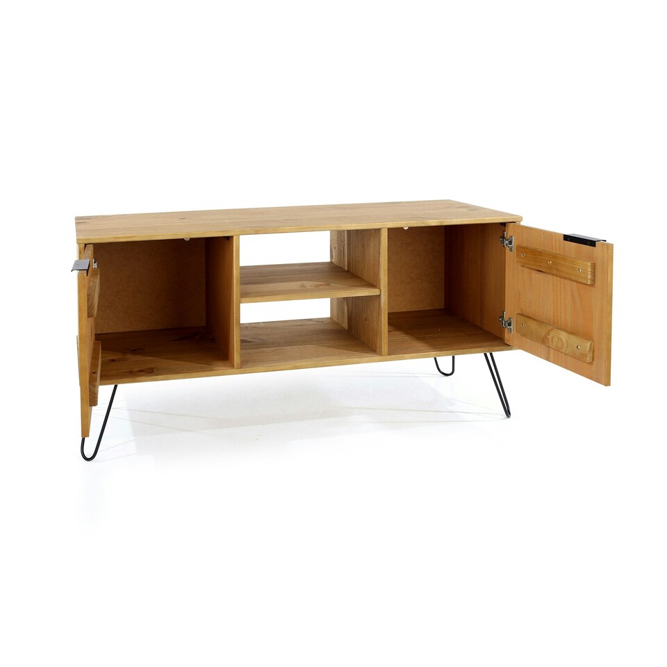image 1 of Augusta Pine, 2 Door Flat Screen Tv Unit Brown